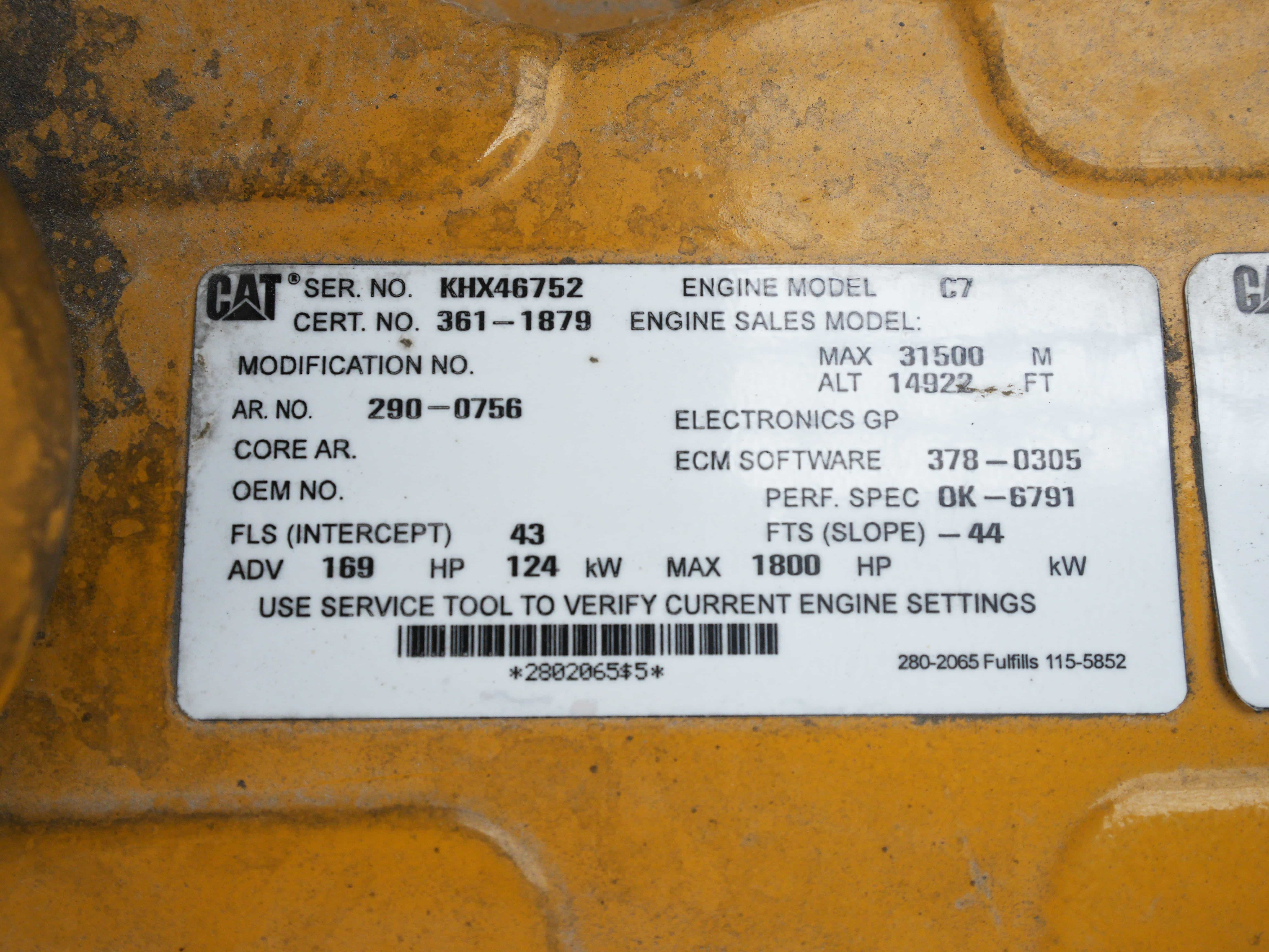 CAT 325D2L